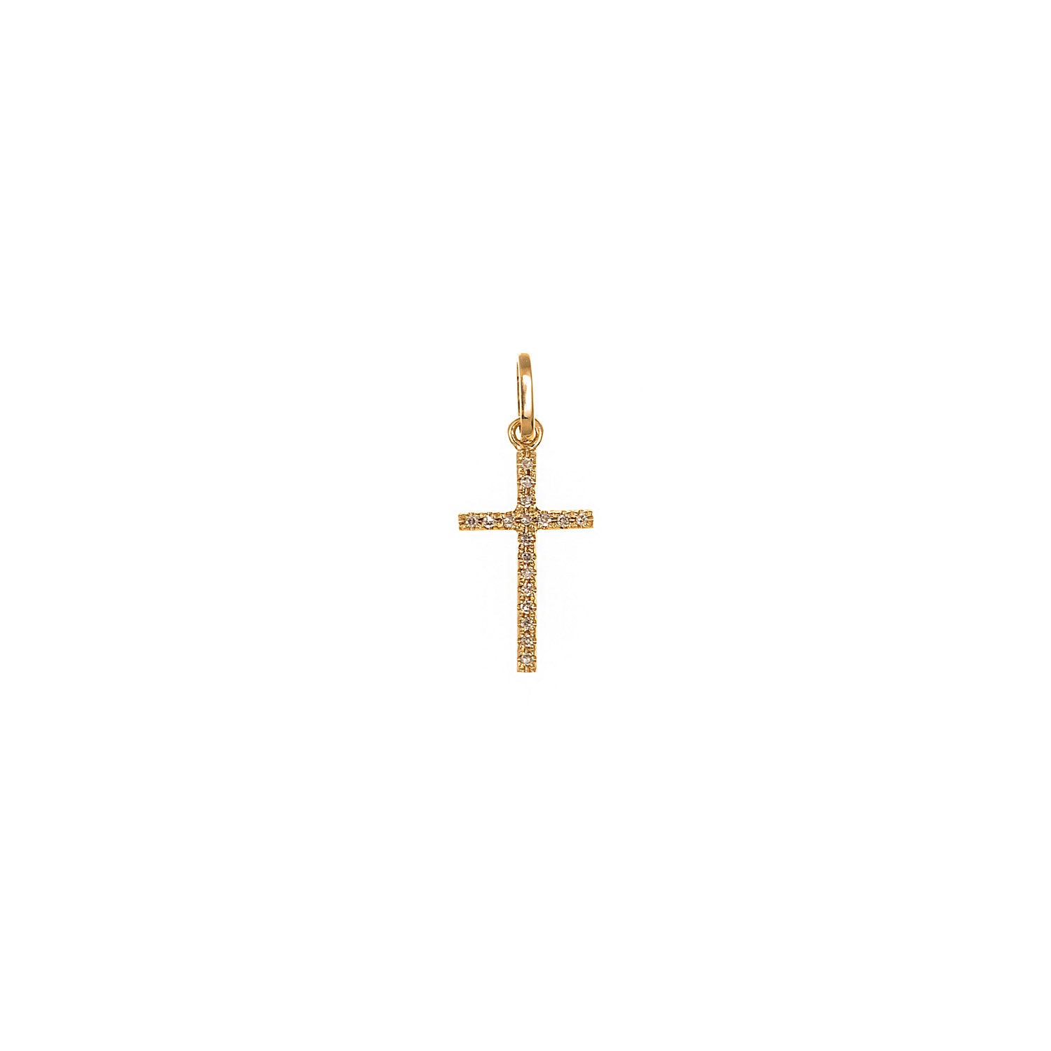 Diamond Cross Pendant - Anatol Jewelry