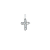 Playful Diamonds Cross Pendant - Anatol Jewelry