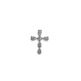 Diamond Cross. Gold and diamond cross. Cross for christening. Cross for baptism. Fine jewellery. Anatol jewellery. Χρυσά κοσμήματα. Κοσμήματα Κηφισιά. Σταυρός χρυσός. Σταυρός με διαμάντια. Βαφτιστικός σταυρός. Σταυρός για βάφτιση.  Σταυρός με μπριγιάν. 