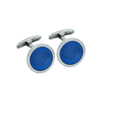 Enamel, Silver Cufflinks
