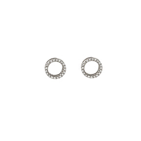 Circle Stud Earrings