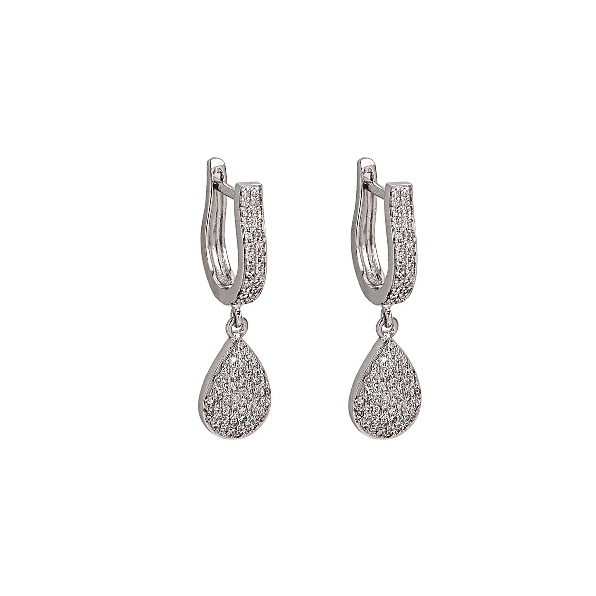 Diamond Drop Earrings