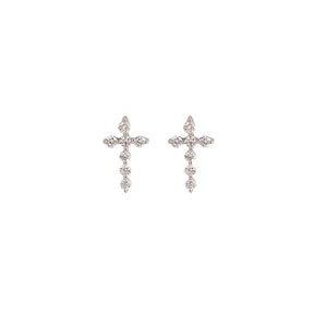 Diamond Cross Stud