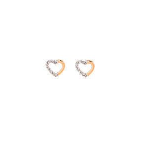 Heart Diamond Earring