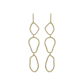 Triple Cloud Dangling Earring - Anatol Jewelry