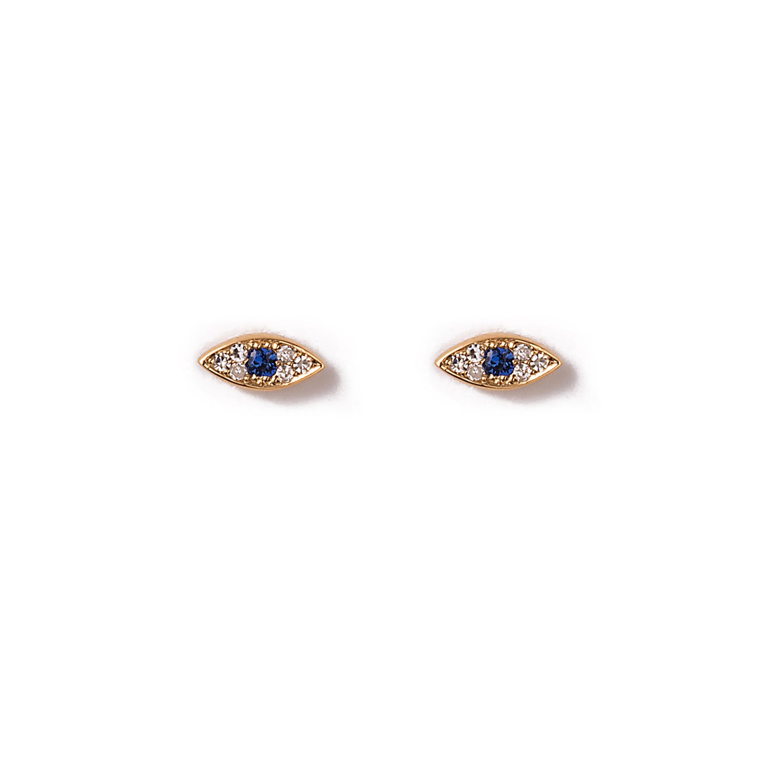 Evil Eye Diamond Earring