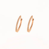 Diamond Hoop earrings. Hoop earrings. Gold hoop earrings. Gold and Diamond hoop earrings. Easy to wear hoops. Diamond hoops. Diamond earrings for gift. Χρυσοί κρίκοι. Διαμαντένιοι κρίκοι. Κρίκος με διαμάντια. Σκουλαρίκια κρίκοι. Σκουλαρίκι για δώρο. Fine jewelry. Anatol. Kifissia. Golden Hall. Athens.