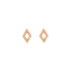 Diamond Earrings. Rose Gold Earring. White Gold Earring. Yellow Gold Earring. Earring for Gift. 18K gold earring. Stud Earring. Diamonds. Anatol. Gift. Everyday earring. Easy to wear earring. Sparkly earring. Anatol Jewelry. Fine Jewelry. Golden Hall. Kifissia. Χρυσό σκουλαρίκι. Σκουλαρίκι καρφωτό. Σκουλαρίκι με διαμάντια.  Athens.