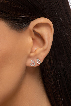Diamond Drop Studs