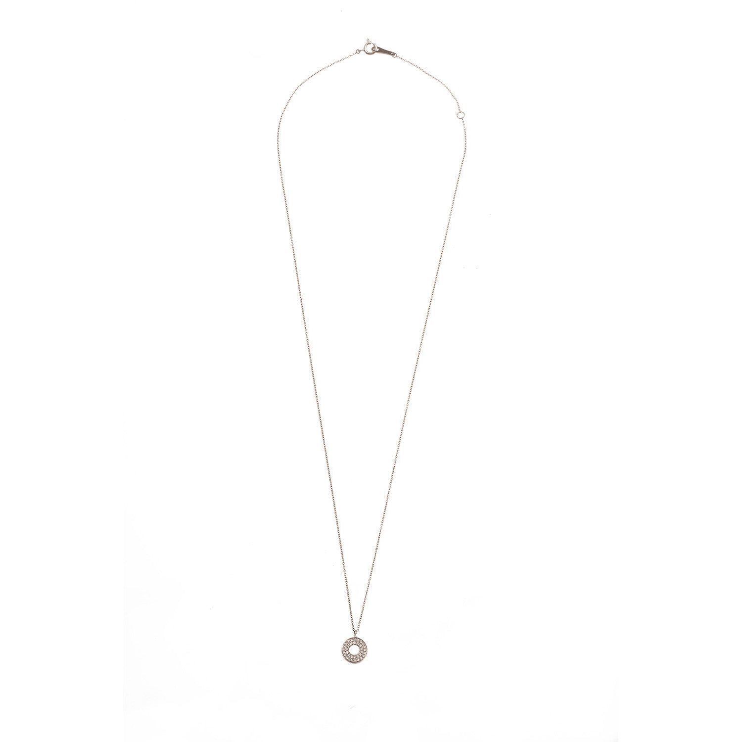 Diamond Circle Necklace