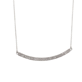 Diamond Bar Necklace