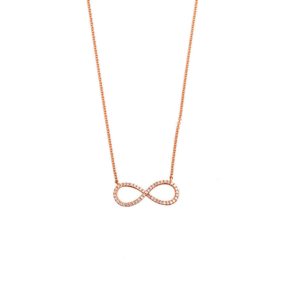 Diamond Infinity Necklace