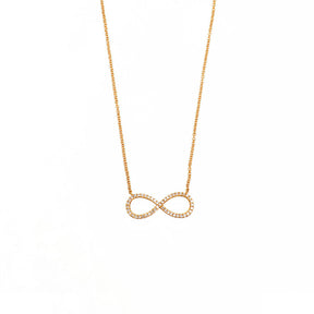 Diamond Infinity Necklace