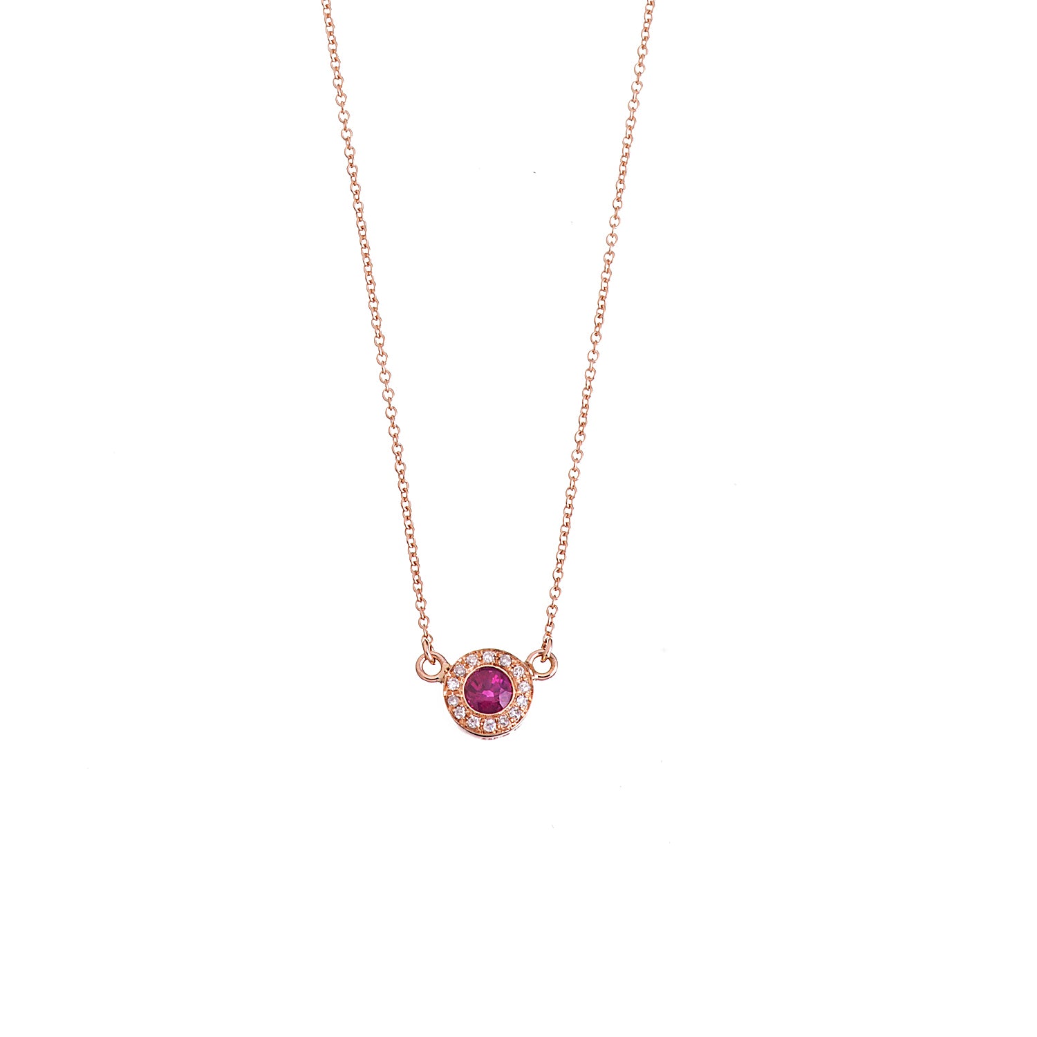 Diamond and Ruby Necklace
