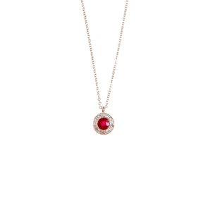 Ruby and Diamond Necklace