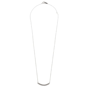 Two Line Diamond Bar Necklace - Anatol Jewelry