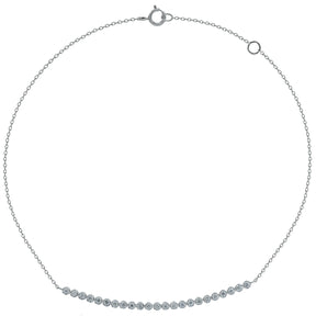 Symbol necklace. Diamond Bar Necklace. Gift necklace. Gold necklace. Diamond necklace. Precious stone necklace. Rose gold necklace. Chain necklace. High end necklace. Anatol jewelry. Fine jewelry. Golden Hall. Kifissia. Κολιέ Χρυσό. Διαμαντένιο κολιέ. Κολιέ δώρο. Diamond Bar Necklace.