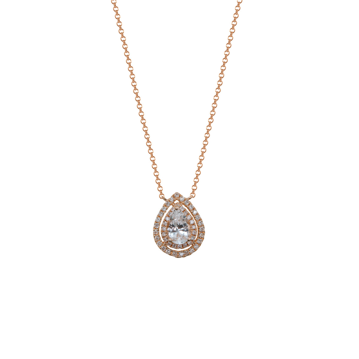 Sapphire and Diamond Necklace