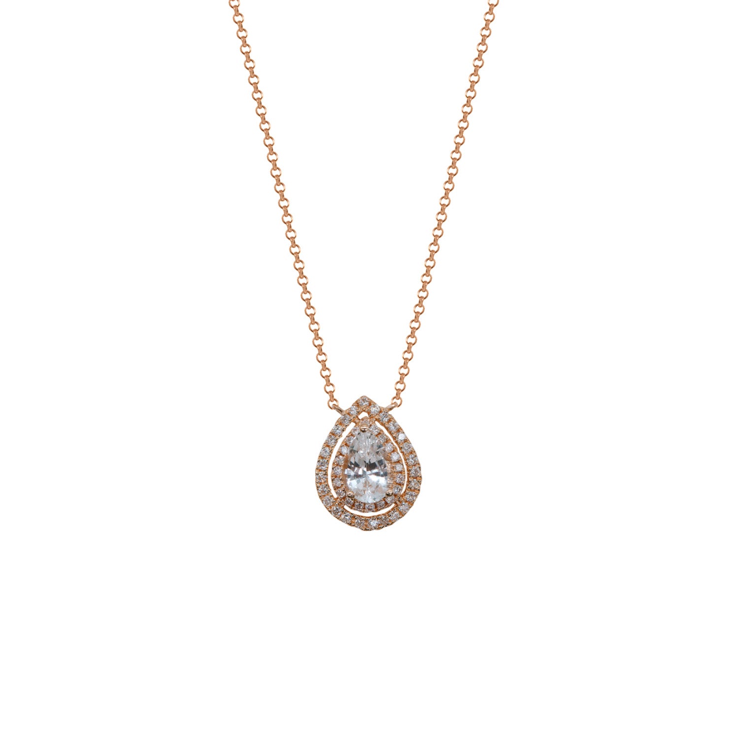 Sapphire and Diamond Necklace