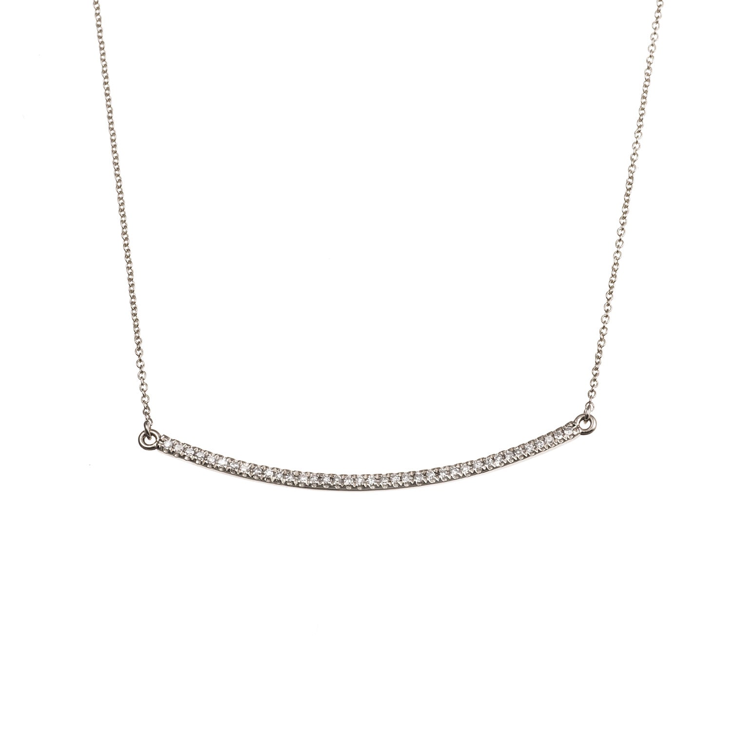 Diamond Bar Necklace