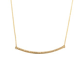 Diamond Bar Necklace