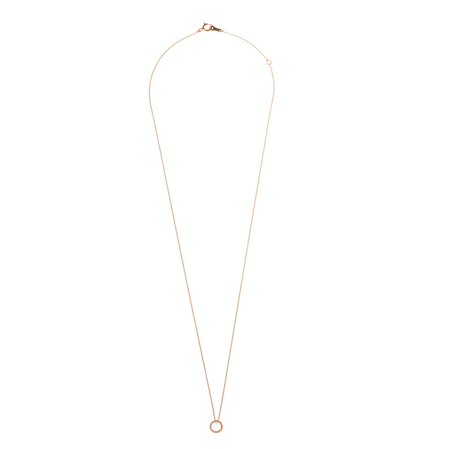 Diamond Circle Necklace