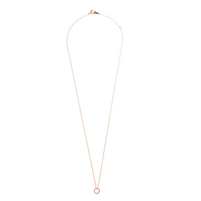 Diamond Circle Necklace