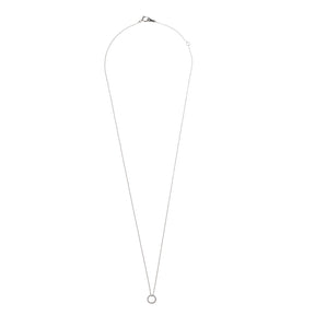 Diamond Circle Necklace