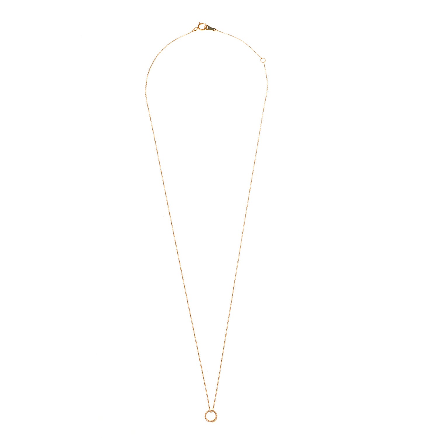 Diamond Circle Necklace