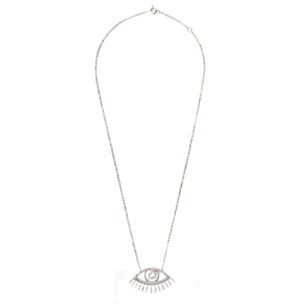 Diamond Evil Eye Necklace