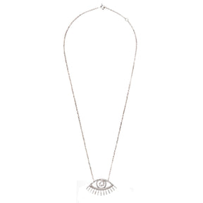 Diamond Evil Eye Necklace