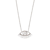 Diamond Evil Eye Necklace