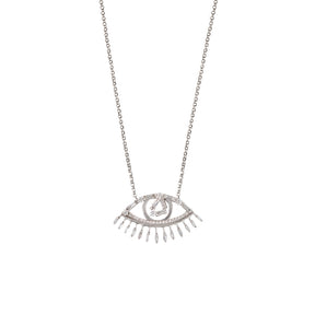 Diamond Evil Eye Necklace