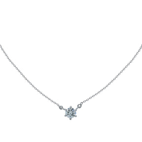 Diamond Necklace. Solitaire diamond necklace. Single diamond necklace. Diamond necklace gift. Present diamond necklace. Valuable diamond necklace.  Color. Clarity. Brilliant cut diamond. High quality diamond. White Gold necklace. Yellow gold necklace. Rose gold necklace. GIA Certified. 