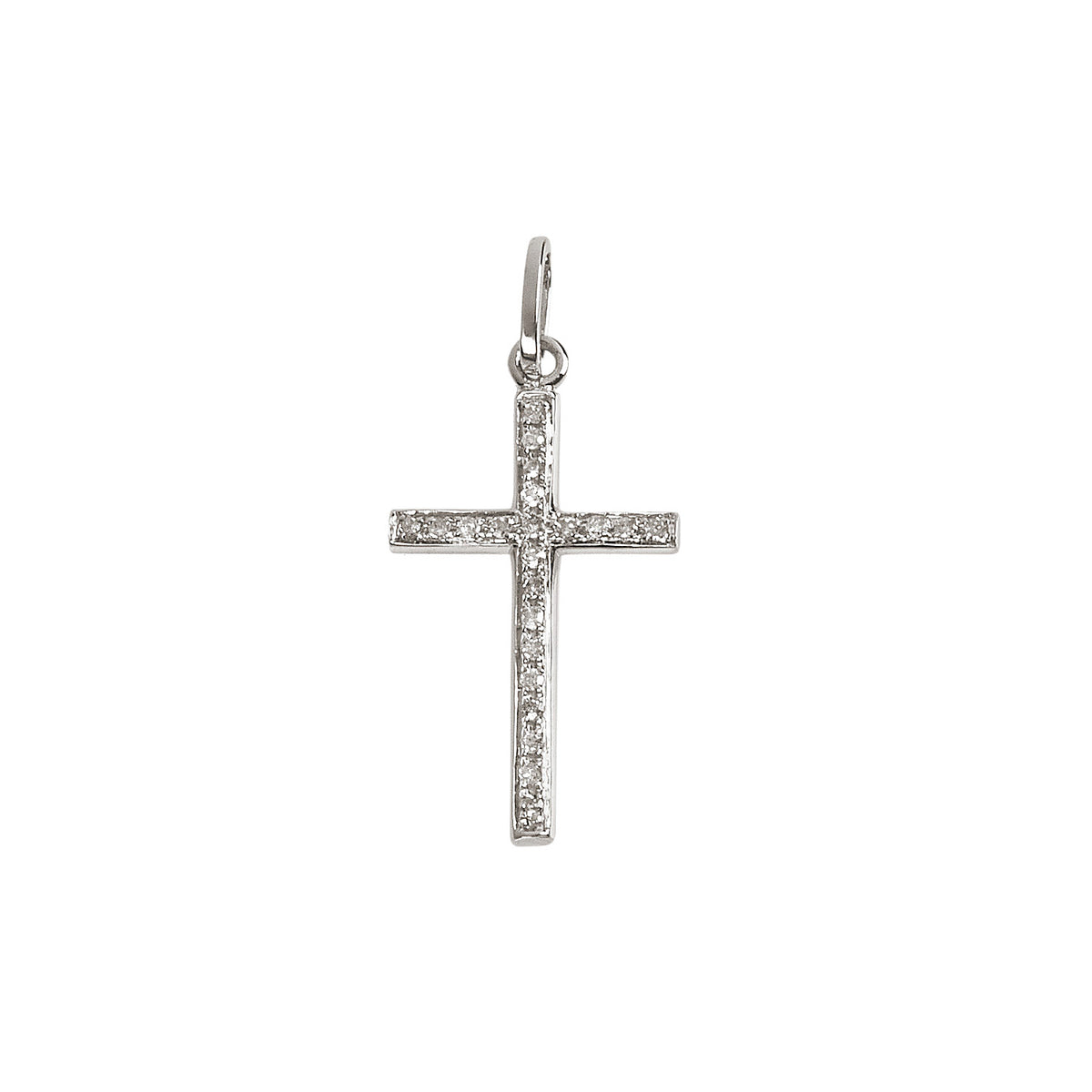 Diamond Cross. Cross for baby. Cross for christening. Cross for Baptism. Βαφτηστικός σταυρός. Σταυρός με μπριγιάν.